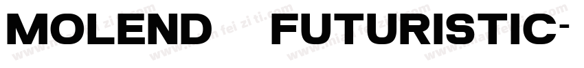 Molend – Futuristic字体转换